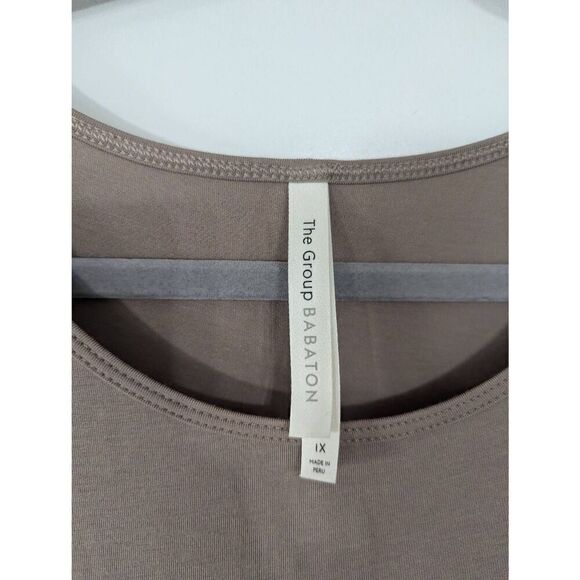 Aritzia The Group by Babaton Evelina Dress size 1X‎ beige midi racer tank dress - Picture 5 of 9